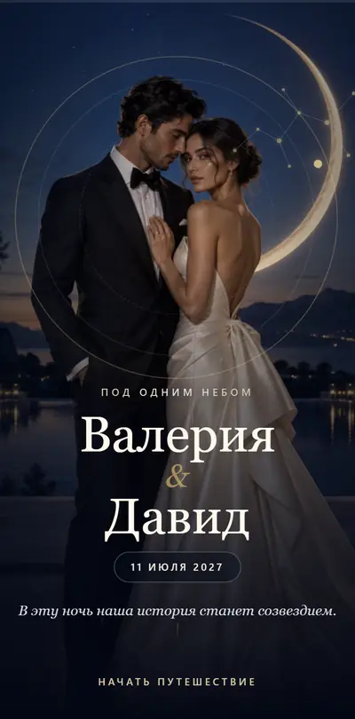 The “Constellation” invitation